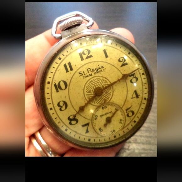 St Regis Ingraham Other - ANTIQUE ESTATE ST REGIS INGRAHAM 2 1/4" POCKETWATCH AS IS NON WORKING